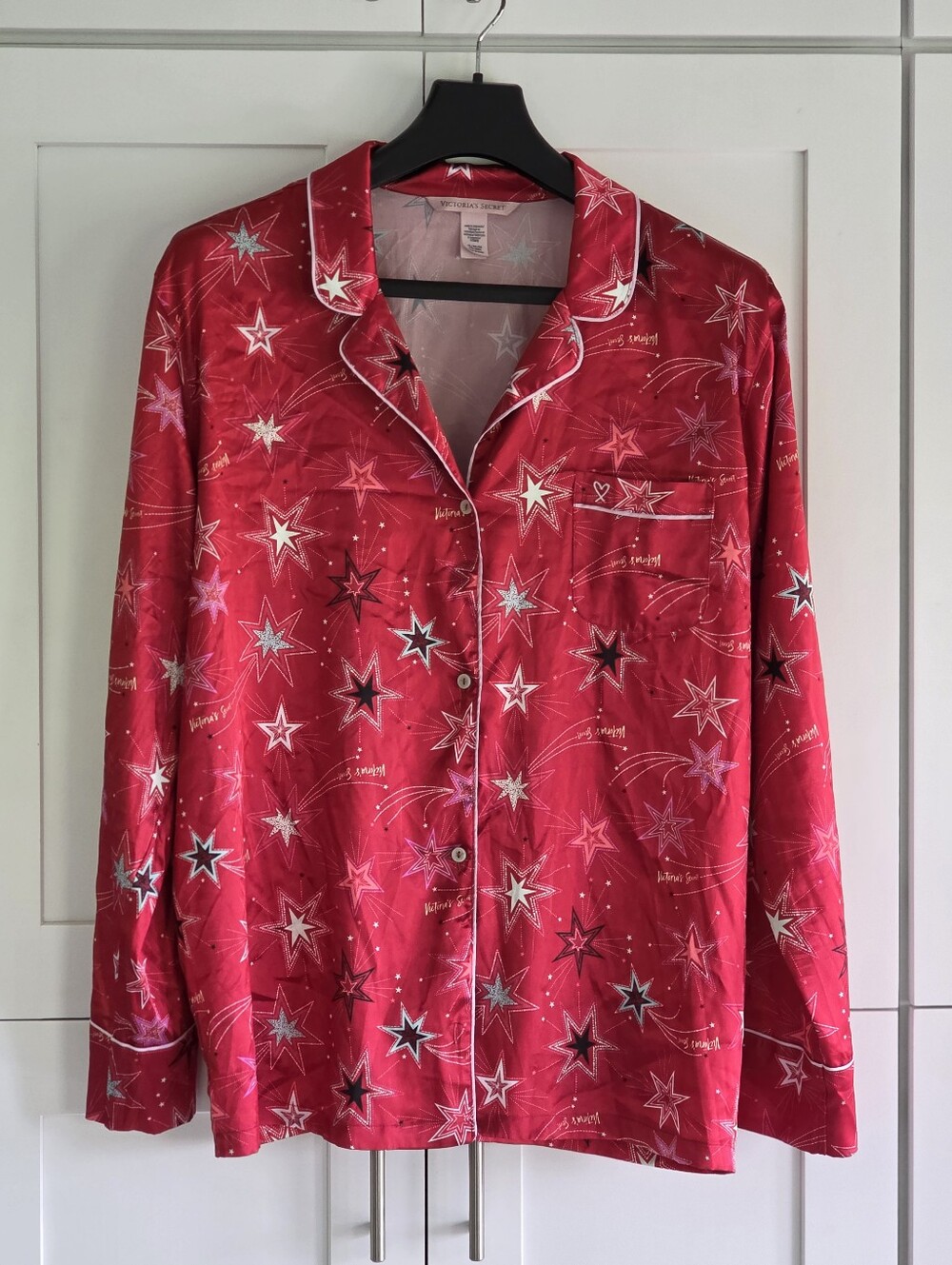 Victoria Secret Satin Pajama Set XL